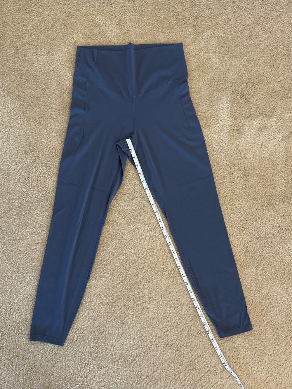 SOMA 24/7 Blue High-Waist Women’s Leggings Pockets Medium